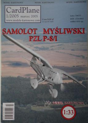 1\05            *              Samolot mysliwski PZL P-8/I (1:33)    *  CARD-PLAN