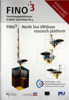 Fino3 - North Sea Offshore research platform (1:250)      *    HMV