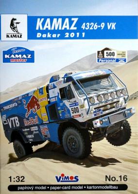 016    *   Kamaz 4326-9 VK Dakar 2011 (1:32)   *   VIMOS