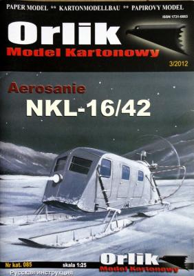 085    *   Aerosanie NKL-16/42 (1:25)    *    Orlik