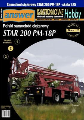 041   *   8\13   *   Polski samochod ciezarowy Star 200 PM-18P (1:25)   *   Answer  KH    +резка