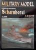 032        *      2-3\10     *     Niemiecki pancernic Scharnhorst (1:200)        *      HAL *  MM