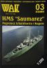 WAK-004    *   3\05   *    HMS "Saumarez" (1:200)